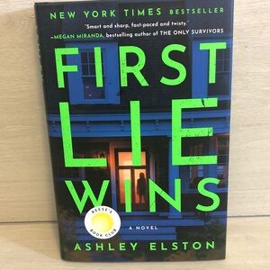 First Lie Wins Hardcover Book Ashley Elston Reese's Book Club